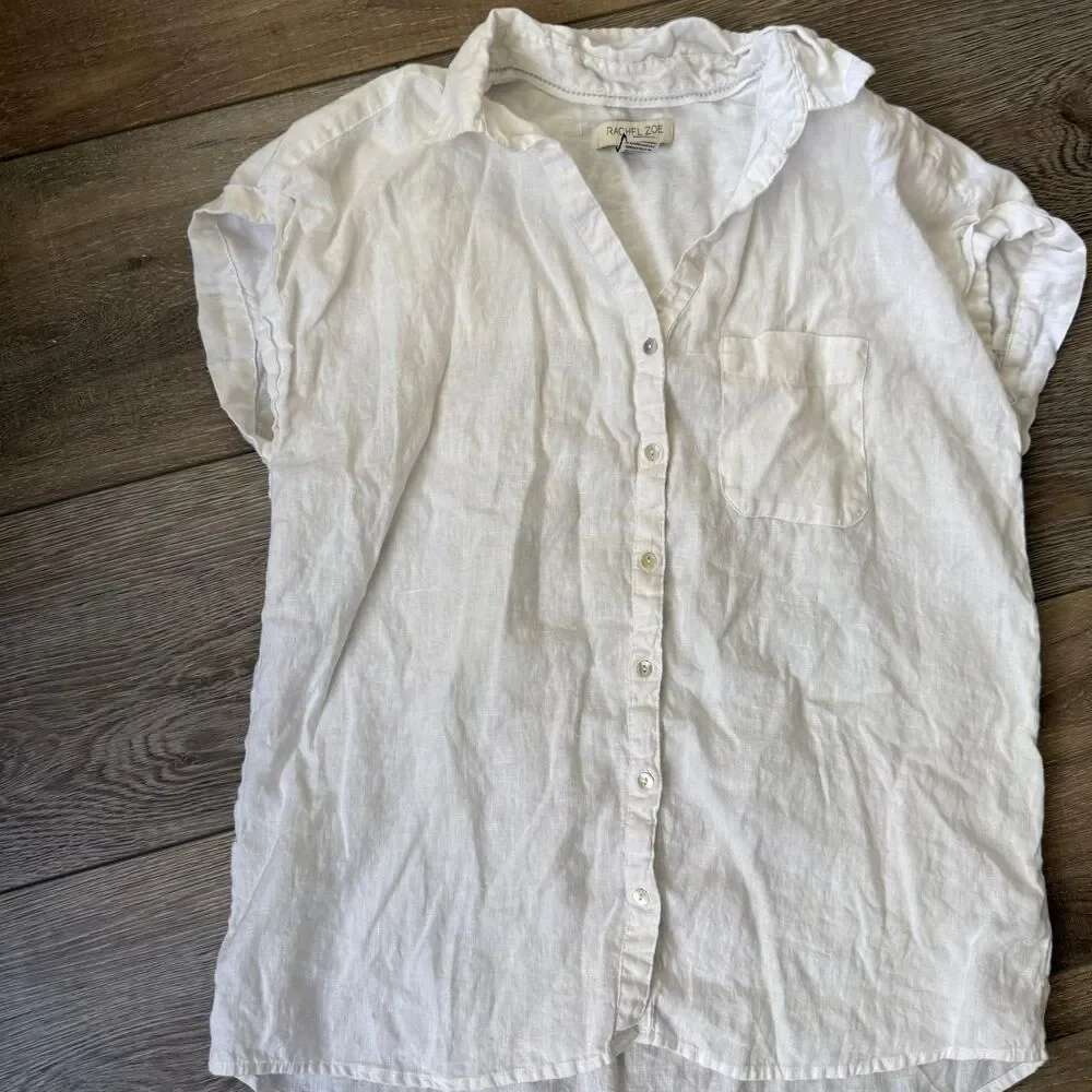 Rachel Zoe Linen Top